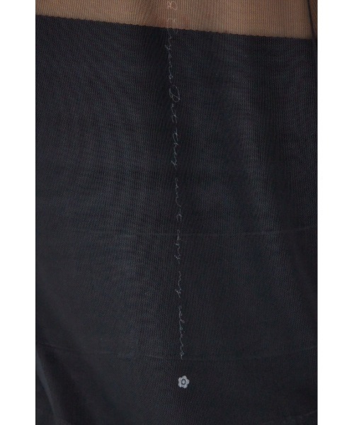 AZUL by moussy（アズールバイマウジー）の「MARY QUANT×AZUL　シアータトゥートップス（Tシャツ/カットソー・レディース・ブラック/ライトベージュ・FREE）」の17枚目の写真