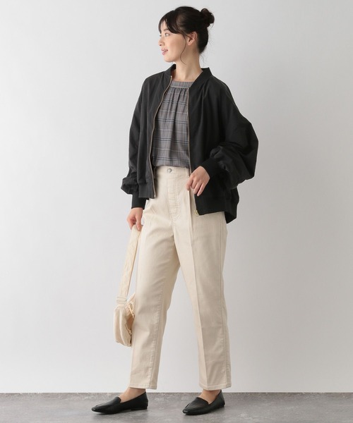 GLOBAL WORK Smile Seed Store(グローバルワーク スマイルシードストア)の「撥水UV/MA-1/131064(MA-1・レディース・カーキ/ブラック/ベージュ・MEDIUM/X-LARGE/LARGE/SMALL)」の4枚目の写真