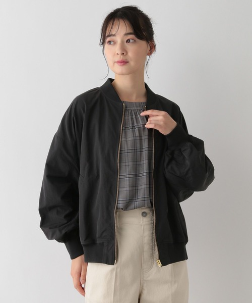 GLOBAL WORK Smile Seed Store(グローバルワーク スマイルシードストア)の「撥水UV/MA-1/131064(MA-1・レディース・カーキ/ブラック/ベージュ・MEDIUM/X-LARGE/LARGE/SMALL)」の7枚目の写真