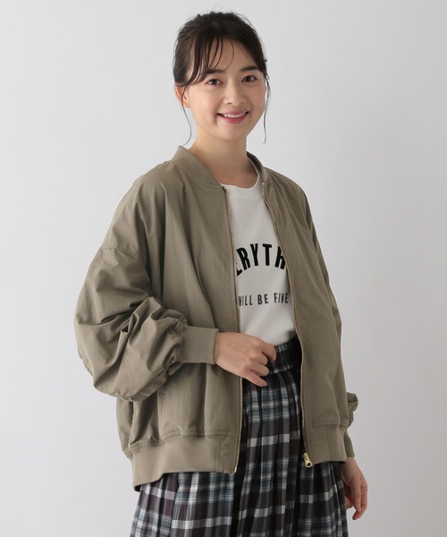 GLOBAL WORK Smile Seed Store(グローバルワーク スマイルシードストア)の「撥水UV/MA-1/131064(MA-1・レディース・カーキ/ブラック/ベージュ・MEDIUM/X-LARGE/LARGE/SMALL)」の19枚目の写真
