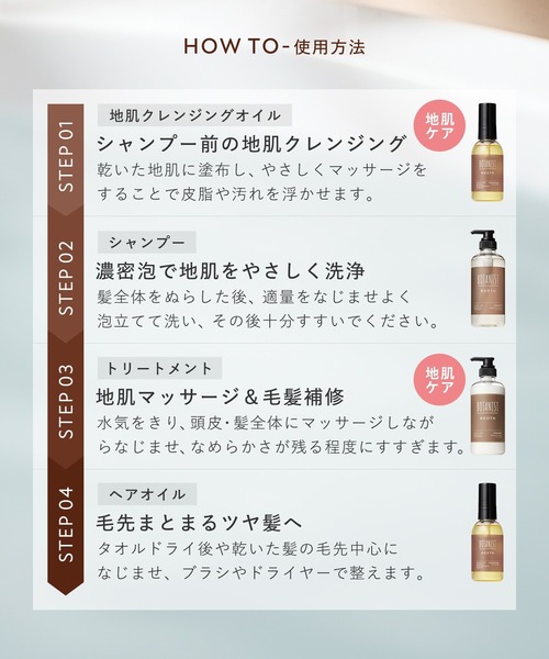 BOTANIST（ボタニスト）の「BOTANIST ROOTH ボタニスト ルース エイジングケア ボタニカル ストレート シャンプー トリートメント セット（シャンプー・レディース・ストレート・FREE）」の11枚目の写真