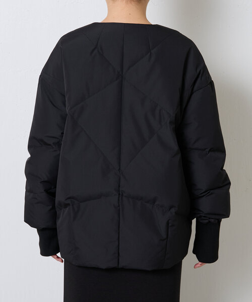 ノーカラーダウンコート（ダウンジャケット/コート）｜COLLAGE