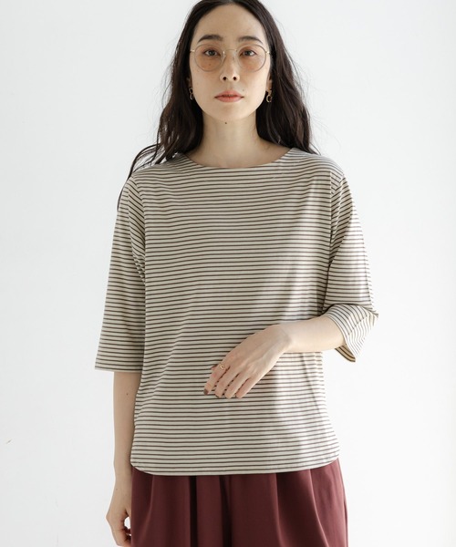 studio CLIP（スタディオクリップ）の「アソートハーフスリーブTシャツ（Tシャツ/カットソー・レディース・オフホワイト/その他1/その他2/スモーク・MEDIUM/LARGE）」の5枚目の写真