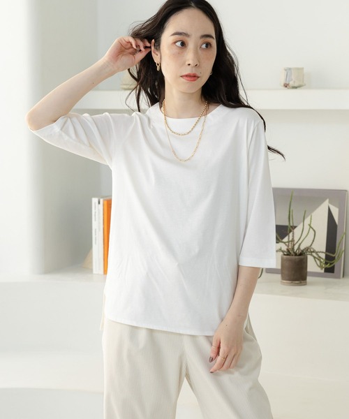 studio CLIP（スタディオクリップ）の「アソートハーフスリーブTシャツ（Tシャツ/カットソー・レディース・オフホワイト/その他1/その他2/スモーク・MEDIUM/LARGE）」の11枚目の写真