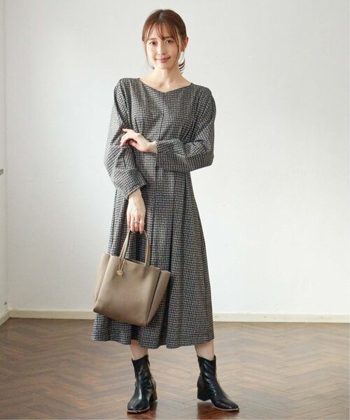 IKKA LOUNGE(イッカラウンジ)の「カットジャガードワンピース(ワンピース・レディース・その他1/ブラウン系その他・L/M/S)」の11枚目の写真