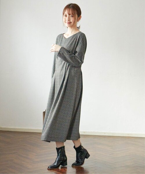 IKKA LOUNGE(イッカラウンジ)の「カットジャガードワンピース(ワンピース・レディース・その他1/ブラウン系その他・L/M/S)」の12枚目の写真