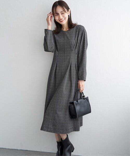 IKKA LOUNGE(イッカラウンジ)の「カットジャガードワンピース(ワンピース・レディース・その他1/ブラウン系その他・L/M/S)」の14枚目の写真