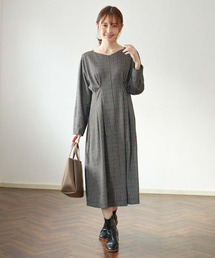 IKKA LOUNGE | カットジャガードワンピース(ワンピース)