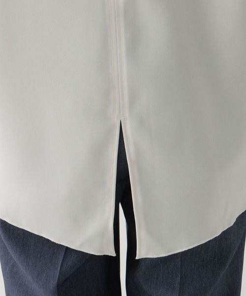 Elura(エルーラ)の「ダブルクロスプルオーバー/139365(Tシャツ/カットソー・レディース・チャコールグレー/ネイビー/ホワイト・LARGE/MEDIUM)」の19枚目の写真