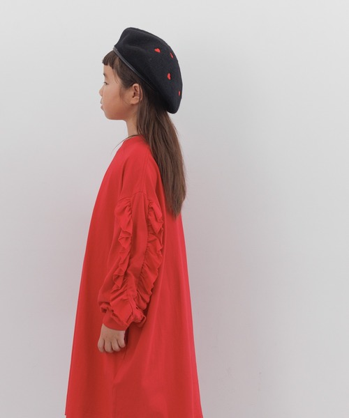 LOWRYS FARM（ローリーズファーム）の「ＵＳＡソデフリルワンピース　148563（ワンピース・キッズ・レッド/ブルー系その他/ブラック・140cm/130cm/120cm/110cm/150cm）」の17枚目の写真