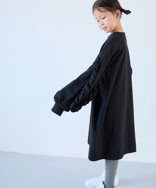 LOWRYS FARM（ローリーズファーム）の「ＵＳＡソデフリルワンピース　148563（ワンピース・キッズ・レッド/ブルー系その他/ブラック・140cm/130cm/120cm/110cm/150cm）」の21枚目の写真