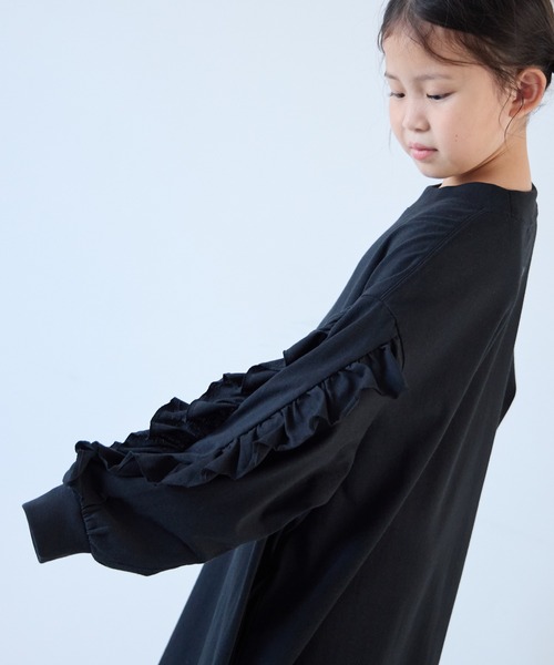 LOWRYS FARM（ローリーズファーム）の「ＵＳＡソデフリルワンピース　148563（ワンピース・キッズ・レッド/ブルー系その他/ブラック・140cm/130cm/120cm/110cm/150cm）」の22枚目の写真