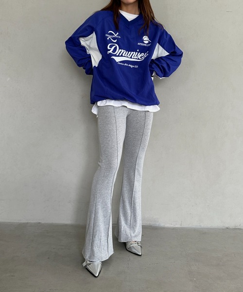 MYMOOD.（マイムード）の「ナイロンユニフォーム長袖プルオーバー（Tシャツ/カットソー・レディース・ネイビー/ブラック/ホワイト・FREE）」の20枚目の写真