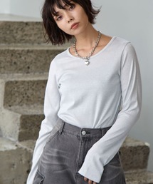 PAGEBOY | キラキラカットロングスリーブ(Tシャツ/カットソー)