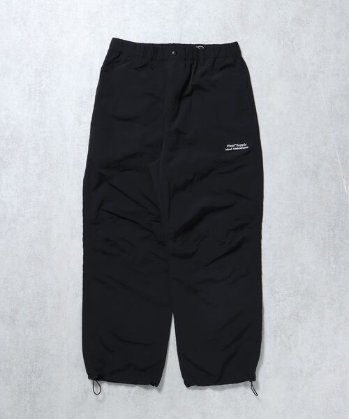 VEIN ヴェイン ナイロン　ドローコードシャーリングパンツ　3 ブラック VEIN ヴェイン ナイロンドローコードシャーリングパンツ3 ブラック