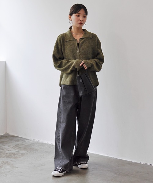 エムズグレイシー　ダブルファスナーカーディガン・ボレロ未使用） エムズグレイシー ダブルファスナーカーディガン・ボレロ未使用