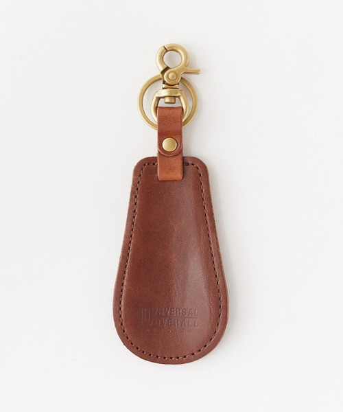 UNIVERSAL OVERALL(ユニバーサルオーバーオール)の「UNIVERSAL OVERALL/ユニバーサルオーバーオール 栃木レザー靴べらキーホルダー(キーホルダー・メンズ・ブラック/チョコ/ライトブラウン/グリーン/レッド/ネイビー・FREE)」の10枚目の写真