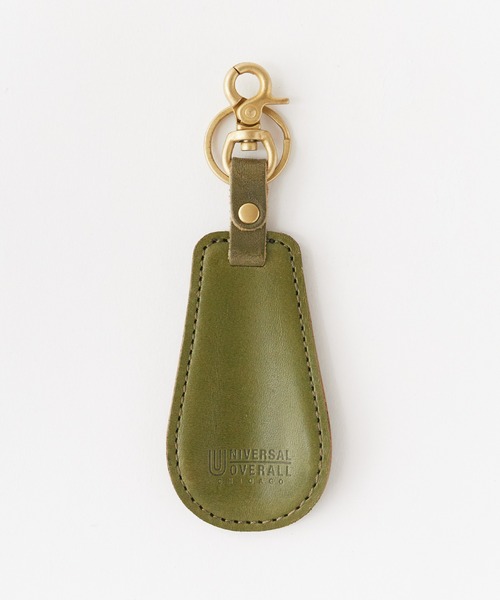 UNIVERSAL OVERALL(ユニバーサルオーバーオール)の「UNIVERSAL OVERALL/ユニバーサルオーバーオール 栃木レザー靴べらキーホルダー(キーホルダー・メンズ・ブラック/チョコ/ライトブラウン/グリーン/レッド/ネイビー・FREE)」の12枚目の写真