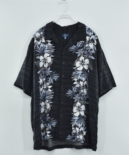 VINTAGE(ヴィンテージ)の「【ヴィンテージ古着】GEORGE ショートスリーブ オープンカラーシャツ(シャツ/ブラウス・メンズ・ブラック・X-LARGE)」の2枚目の写真