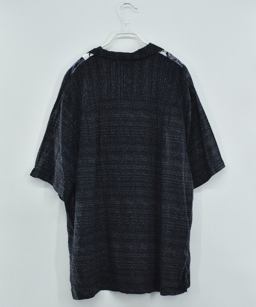 VINTAGE(ヴィンテージ)の「【ヴィンテージ古着】GEORGE ショートスリーブ オープンカラーシャツ(シャツ/ブラウス・メンズ・ブラック・X-LARGE)」の3枚目の写真