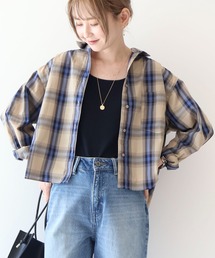 イージーケアショート丈チェックシャツ