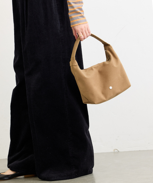 ORCIVAL（オーシバル）の「【ORCIVAL/オーシバル】HBT_HANDBAG SMALL OR-H0336（ハンドバッグ・レディース・ブラック/キャメル・FREE）」の14枚目の写真