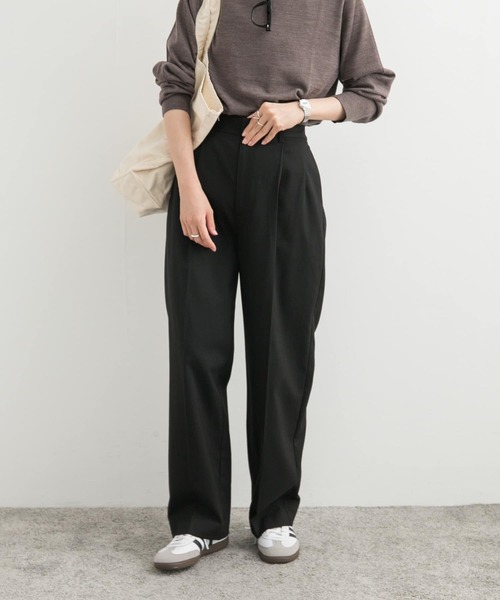 新品 NEAU トラウザー パンツ 未使用 NULLUS ウールブレンドテーラードトラウザーパンツ ¥66,000(tax