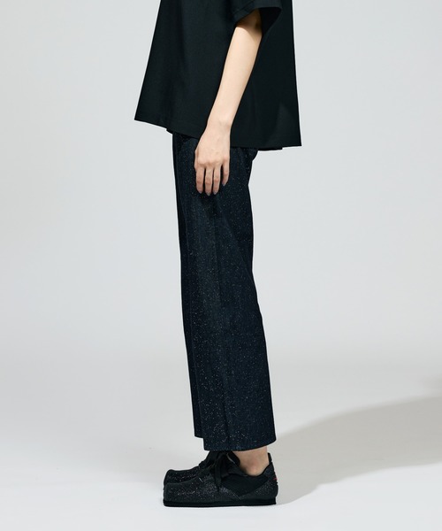 NON TOKYO(ノントーキョー)の「NON TOKYO/ノントーキョー/ラメデニムパンツ(デニムパンツ・レディース・ブラック/グリーン/インディゴブルー・2/1)」の5枚目の写真