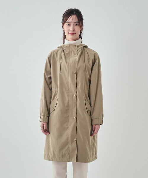 SHOO・LA・RUE（シューラルー）の「◆大人カジュアルコーデに　ミリタリーフードコート（その他アウター・レディース・ダークオリーブ/ブラック/ベージュ・03/02/04）」の16枚目の写真