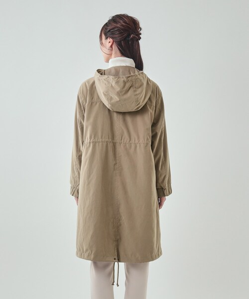 SHOO・LA・RUE（シューラルー）の「◆大人カジュアルコーデに　ミリタリーフードコート（その他アウター・レディース・ダークオリーブ/ブラック/ベージュ・03/02/04）」の18枚目の写真