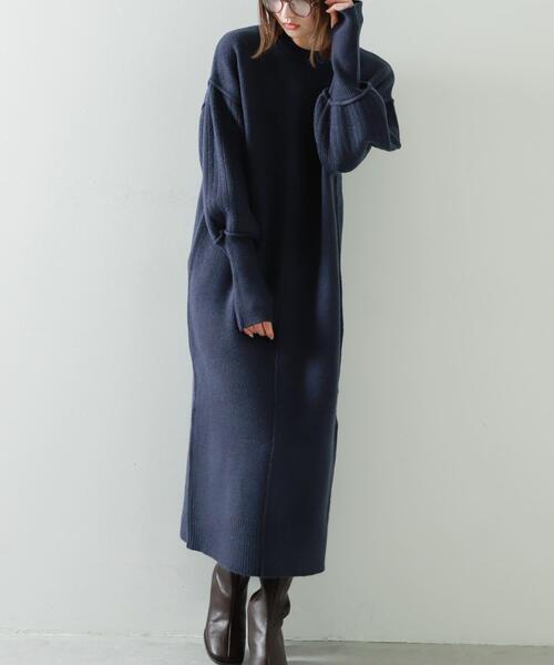 【セール】『WEB/一部店舗限定』センターシームサムホールニットワンピース（ワンピース）｜SENSE OF PLACE by URBAN RESEARCH（センスオブプレイスバイアーバンリサーチ）