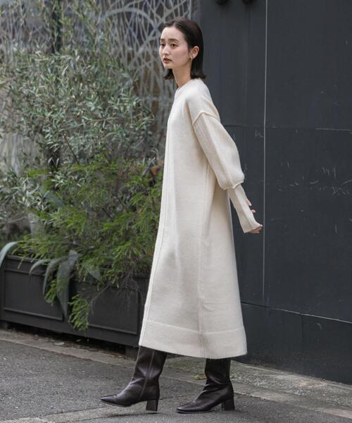 【セール】『WEB/一部店舗限定』センターシームサムホールニットワンピース（ワンピース）｜SENSE OF PLACE by URBAN RESEARCH（センスオブプレイスバイアーバンリサーチ）