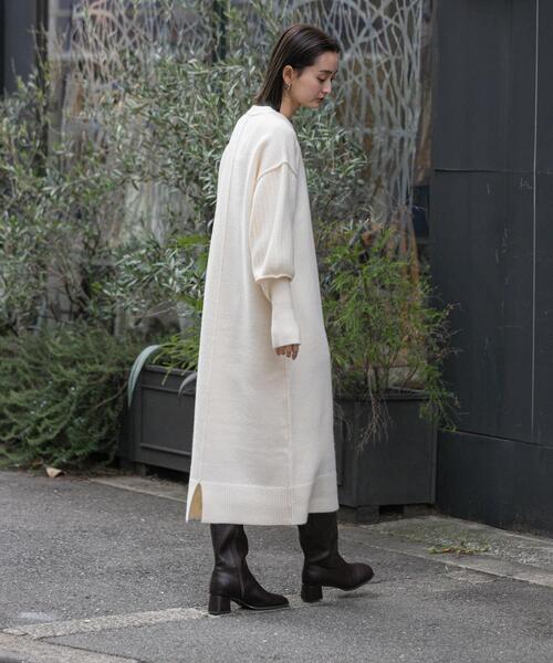 【セール】『WEB/一部店舗限定』センターシームサムホールニットワンピース（ワンピース）｜SENSE OF PLACE by URBAN RESEARCH（センスオブプレイスバイアーバンリサーチ）
