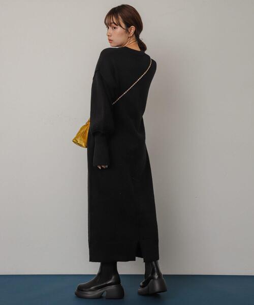 【セール】『WEB/一部店舗限定』センターシームサムホールニットワンピース（ワンピース）｜SENSE OF PLACE by URBAN RESEARCH（センスオブプレイスバイアーバンリサーチ）