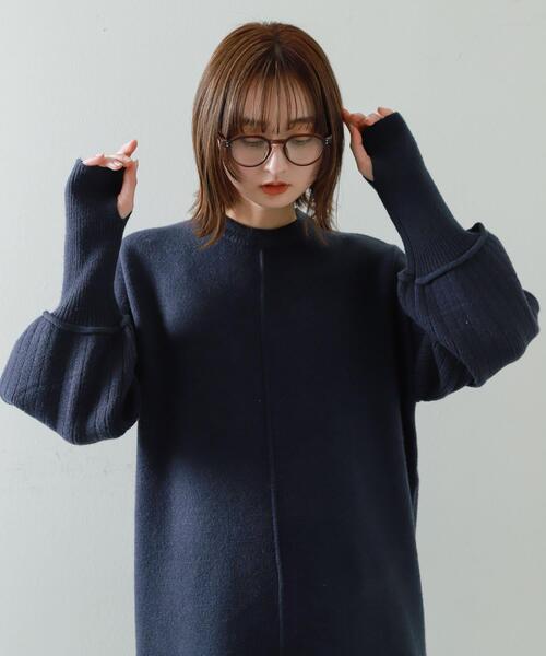 【セール】『WEB/一部店舗限定』センターシームサムホールニットワンピース（ワンピース）｜SENSE OF PLACE by URBAN RESEARCH（センスオブプレイスバイアーバンリサーチ）