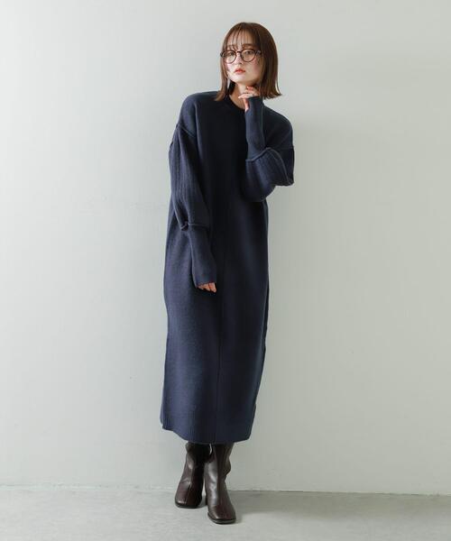 【セール】『WEB/一部店舗限定』センターシームサムホールニットワンピース（ワンピース）｜SENSE OF PLACE by URBAN RESEARCH（センスオブプレイスバイアーバンリサーチ）