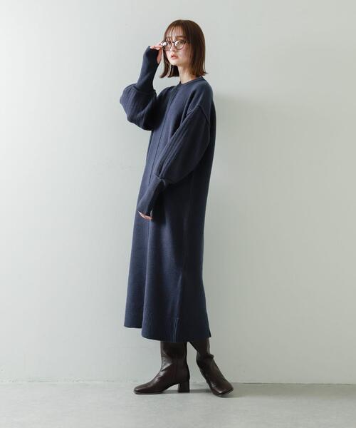 【セール】『WEB/一部店舗限定』センターシームサムホールニットワンピース（ワンピース）｜SENSE OF PLACE by URBAN RESEARCH（センスオブプレイスバイアーバンリサーチ）