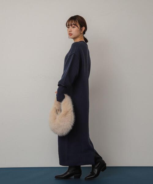 【セール】『WEB/一部店舗限定』センターシームサムホールニットワンピース（ワンピース）｜SENSE OF PLACE by URBAN RESEARCH（センスオブプレイスバイアーバンリサーチ）