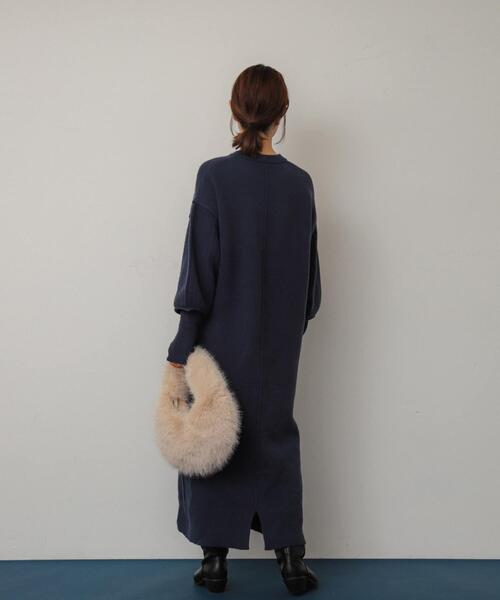 【セール】『WEB/一部店舗限定』センターシームサムホールニットワンピース（ワンピース）｜SENSE OF PLACE by URBAN RESEARCH（センスオブプレイスバイアーバンリサーチ）