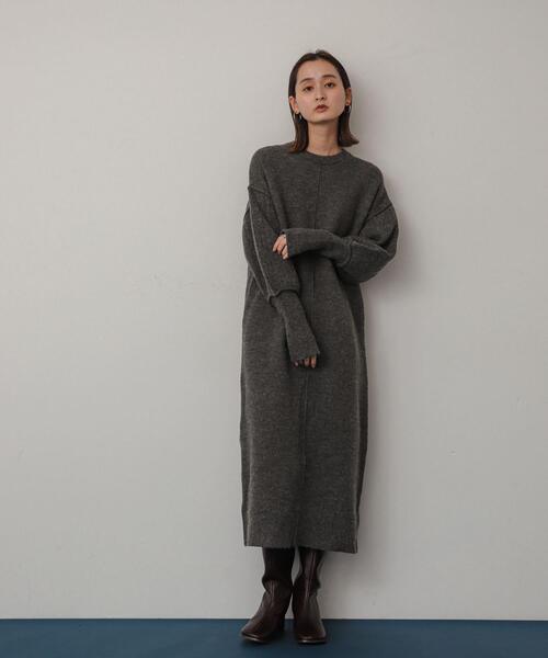 【セール】『WEB/一部店舗限定』センターシームサムホールニットワンピース（ワンピース）｜SENSE OF PLACE by URBAN RESEARCH（センスオブプレイスバイアーバンリサーチ）