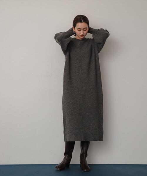 【セール】『WEB/一部店舗限定』センターシームサムホールニットワンピース（ワンピース）｜SENSE OF PLACE by URBAN RESEARCH（センスオブプレイスバイアーバンリサーチ）