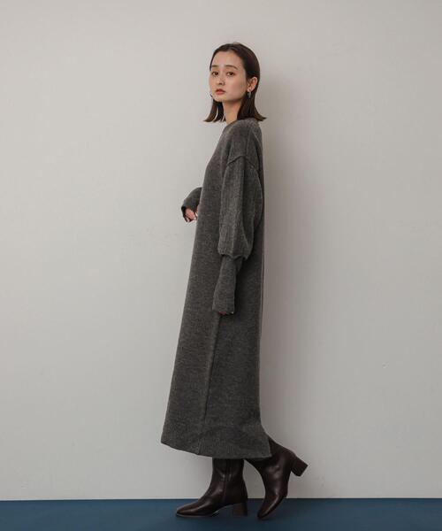 【セール】『WEB/一部店舗限定』センターシームサムホールニットワンピース（ワンピース）｜SENSE OF PLACE by URBAN RESEARCH（センスオブプレイスバイアーバンリサーチ）