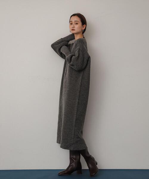 【セール】『WEB/一部店舗限定』センターシームサムホールニットワンピース（ワンピース）｜SENSE OF PLACE by URBAN RESEARCH（センスオブプレイスバイアーバンリサーチ）