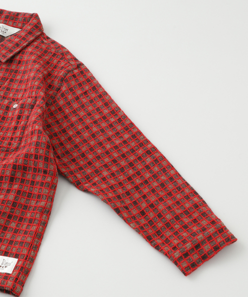 BRAIN DEAD/ブレインデッド】CHECK MATE FLANNEL ZIP SHIRT