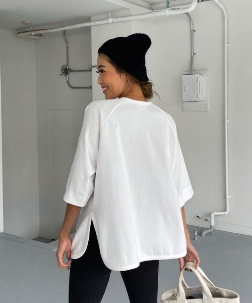 5分袖サイドスリットトップス（Tシャツ/カットソー）｜CHERI since1985（シェリ）