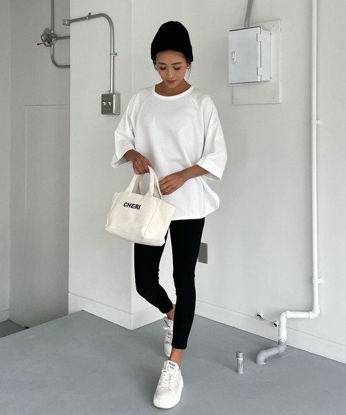 5分袖サイドスリットトップス（Tシャツ/カットソー）｜CHERI since1985（シェリ）