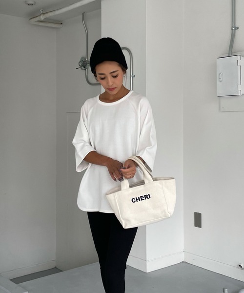 5分袖サイドスリットトップス（Tシャツ/カットソー）｜CHERI since1985（シェリ）