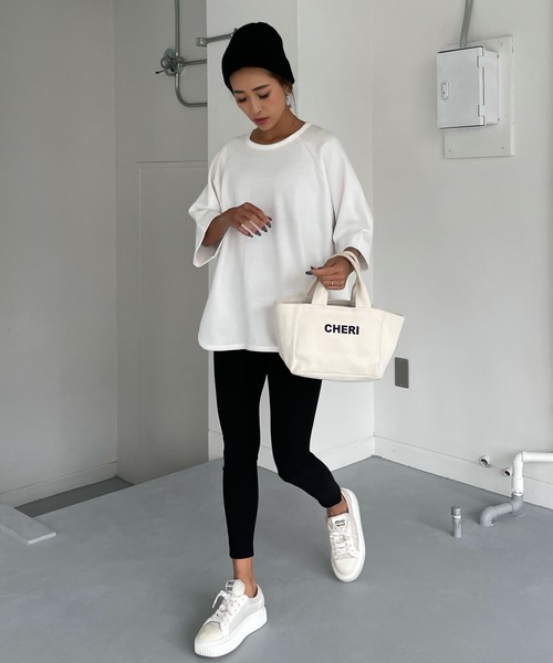 5分袖サイドスリットトップス（Tシャツ/カットソー）｜CHERI since1985（シェリ）