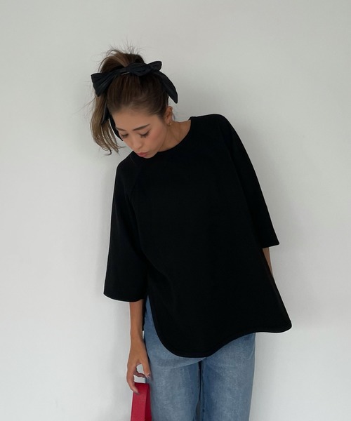 5分袖サイドスリットトップス（Tシャツ/カットソー）｜CHERI since1985（シェリ）