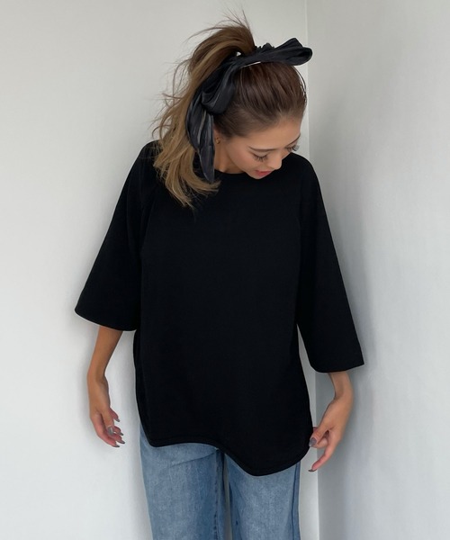 5分袖サイドスリットトップス（Tシャツ/カットソー）｜CHERI since1985（シェリ）